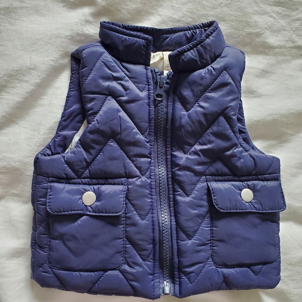 Baby boy puffer vest